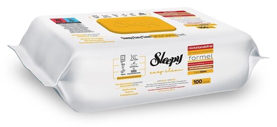 Sleepy Easy Clean Herbal Soap Additive (yellow) универсальные влажные салфетки для очистки поверхностей (100 шт.)